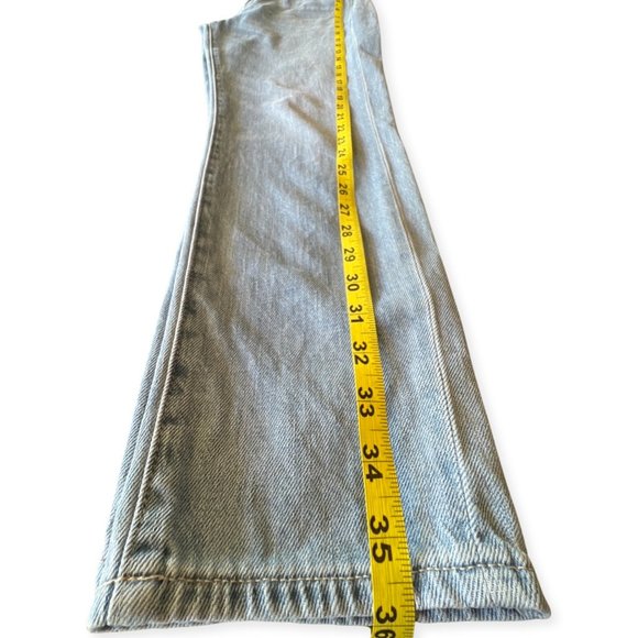 🌸4/$50🌸 NWOT 100% cotton Gap High-Rise Original Slouchy Light Indigo Jeans - Picture 8 of 13